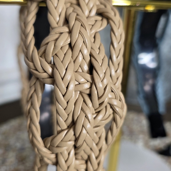 Braided Tan and Blue Hairbands - Picture 3 of 5